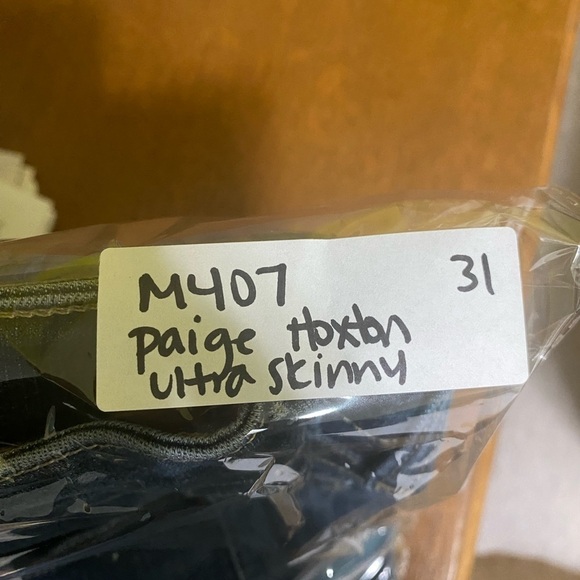 Paige Jeans Hoxton Ultra Skinny Jeans Size 31 Blue - Picture 15 of 15